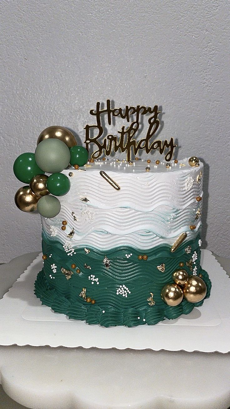 Green White